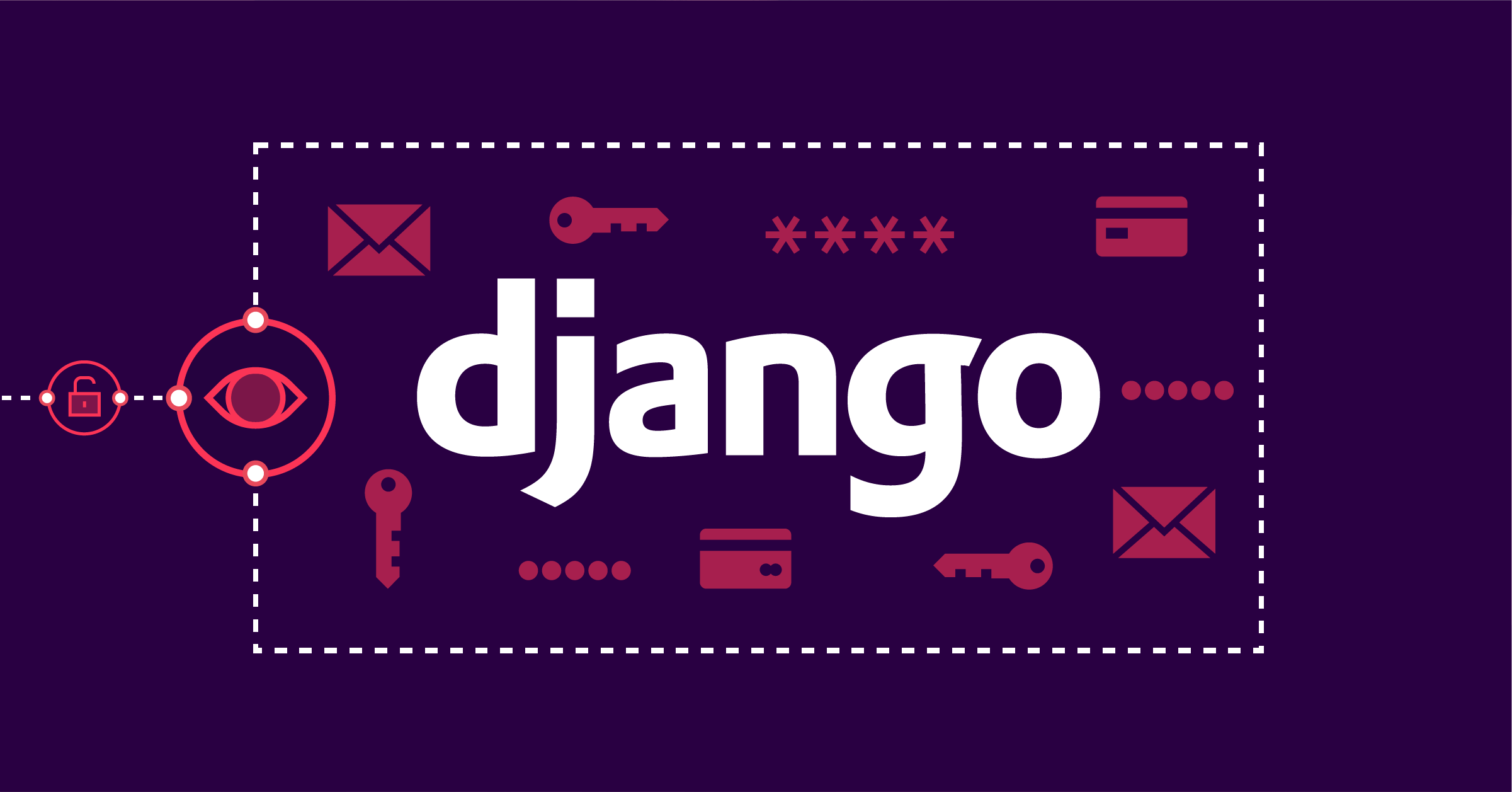 django frame work logo with green background