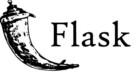 flask framework logo cblack and white